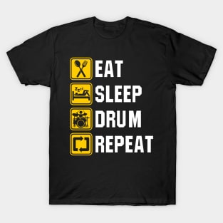 Eat Sleep Drum Repeat T-Shirt